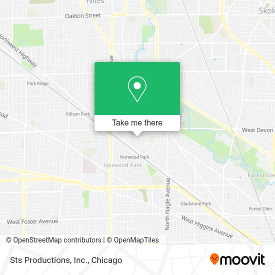Sts Productions, Inc. map
