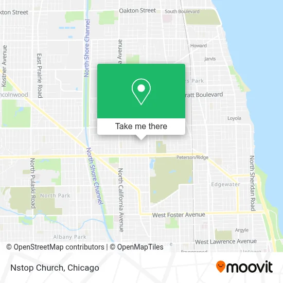 Nstop Church map