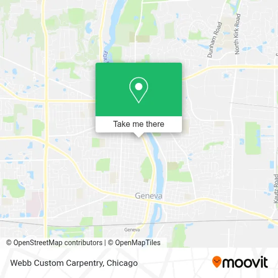 Webb Custom Carpentry map