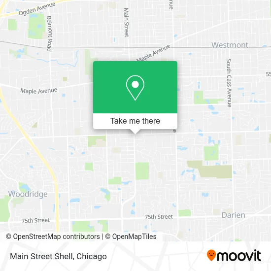 Main Street Shell map