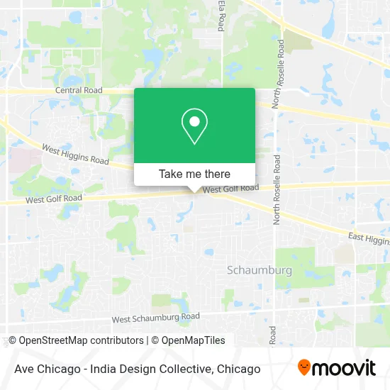 Ave Chicago - India Design Collective map