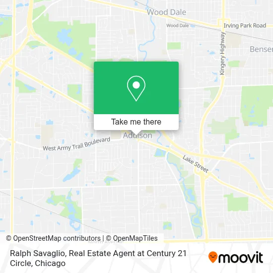 Ralph Savaglio, Real Estate Agent at Century 21 Circle map