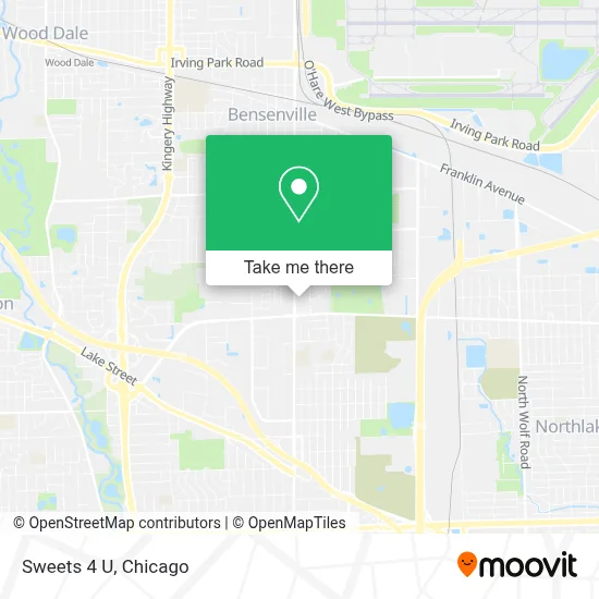 Sweets 4 U map