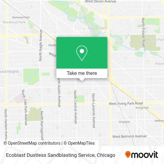 Ecoblast Dustless Sandblasting Service map