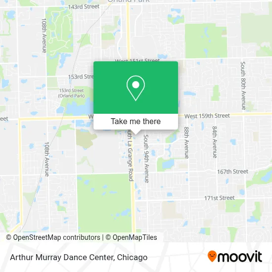 Arthur Murray Dance Center map