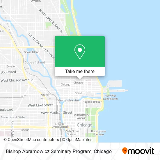 Bishop Abramowicz Seminary Program map