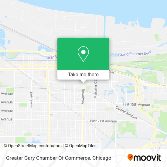 Greater Gary Chamber Of Commerce map