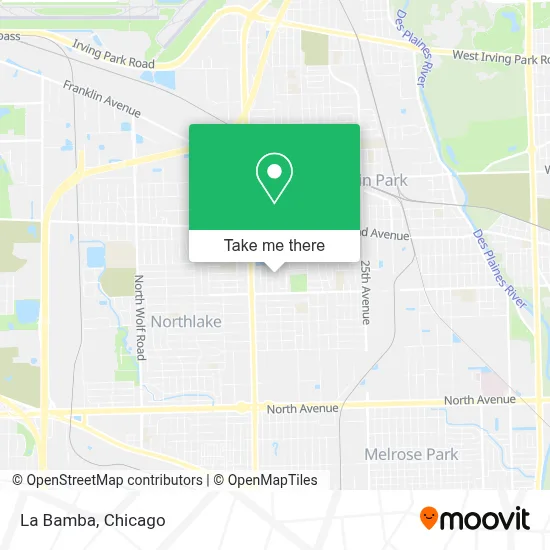 La Bamba map