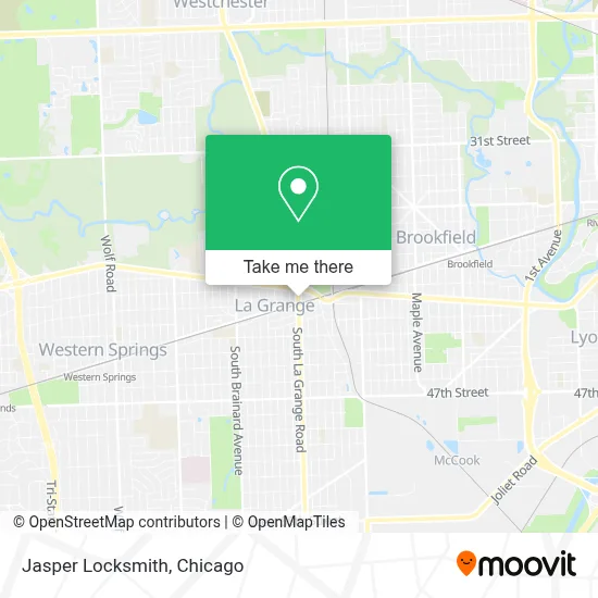 Jasper Locksmith map