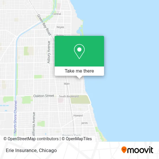 Erie Insurance map
