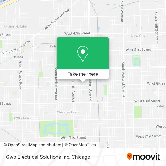 Gwp Electrical Solutions Inc map