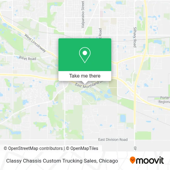 Classy Chassis Custom Trucking Sales map