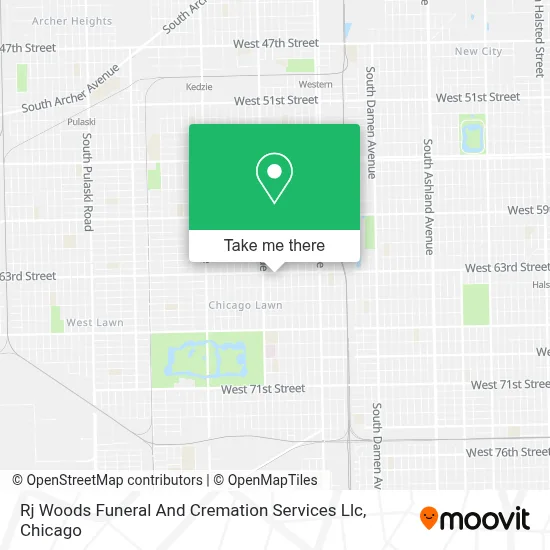 Rj Woods Funeral And Cremation Services Llc map