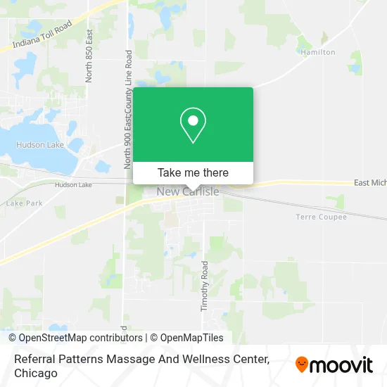 Referral Patterns Massage And Wellness Center map