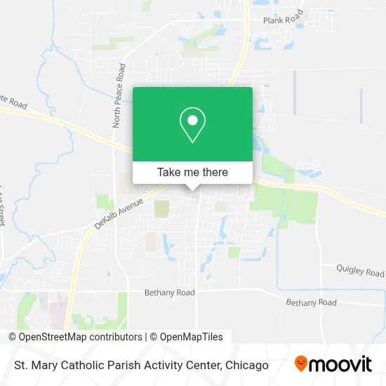 St. Mary Catholic Parish Activity Center map