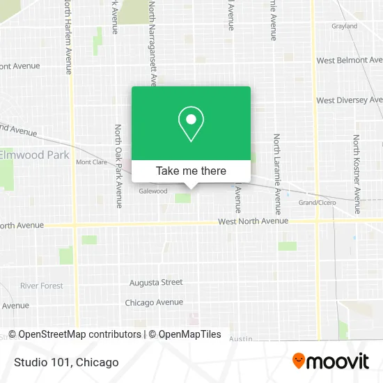 Studio 101 map