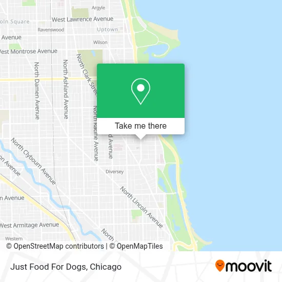Just Food For Dogs map