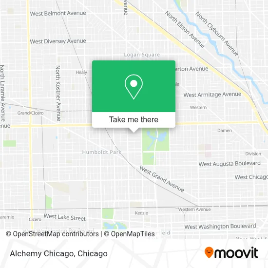 Alchemy Chicago map