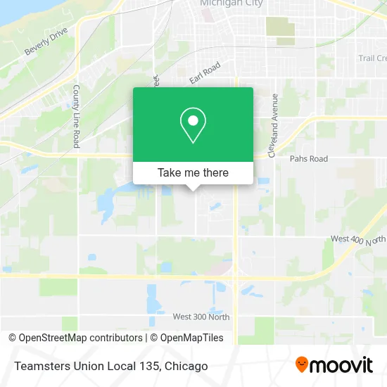 Teamsters Union Local 135 map