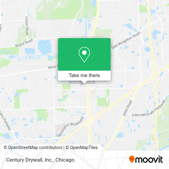 Century Drywall, Inc. map