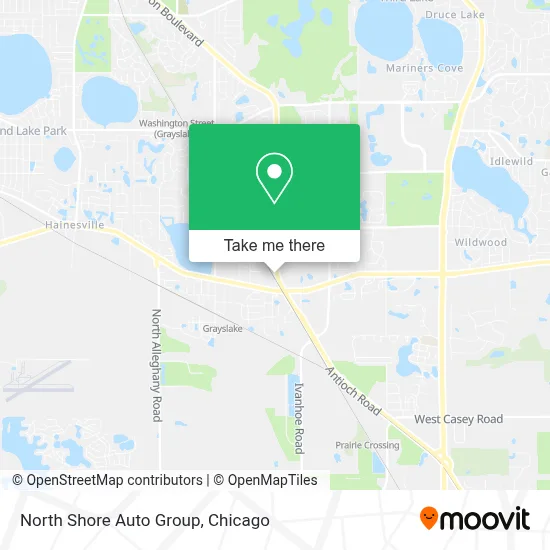 North Shore Auto Group map