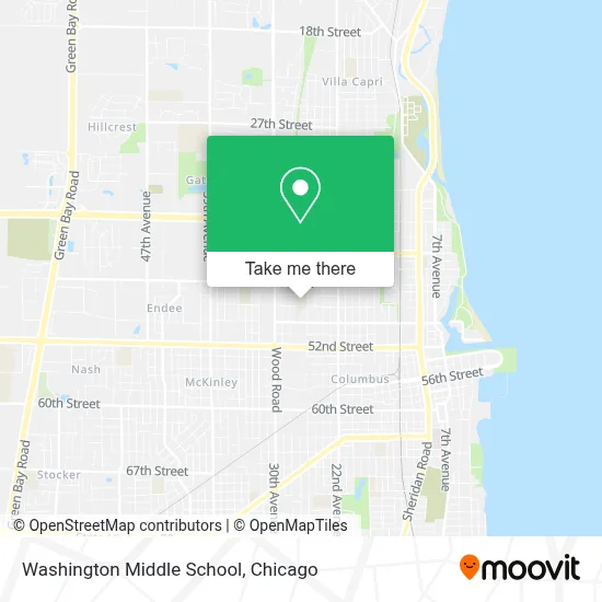 Washington Middle School map