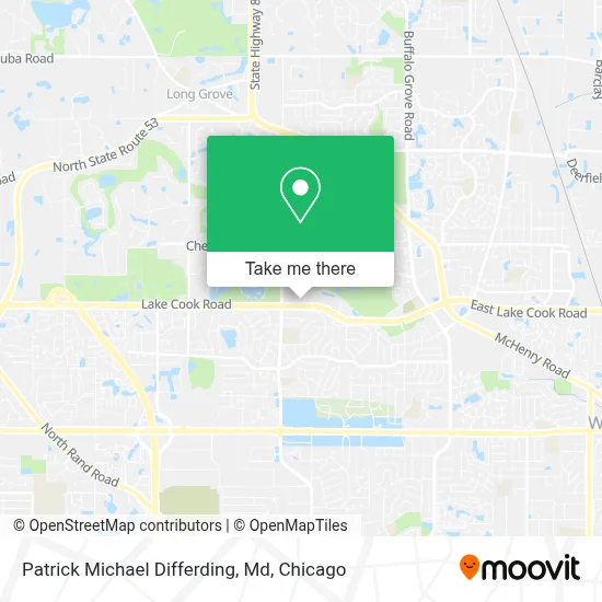 Patrick Michael Differding, Md map