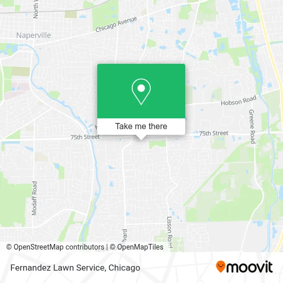Fernandez Lawn Service map
