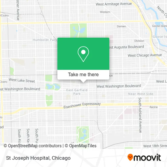 St Joseph Hospital map