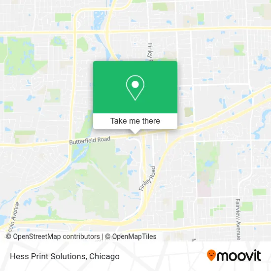 Hess Print Solutions map