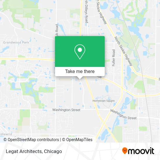Legat Architects map