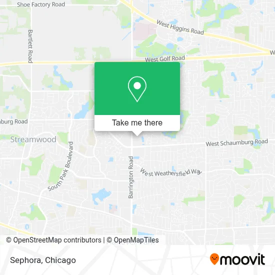 Sephora map