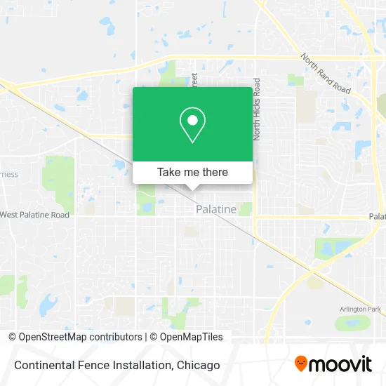 Continental Fence Installation map