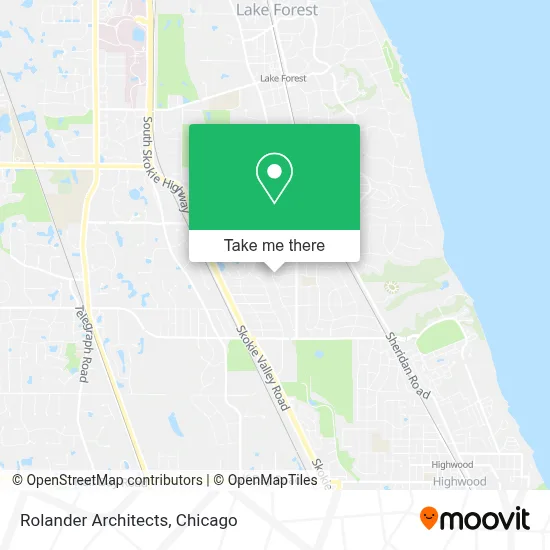 Rolander Architects map