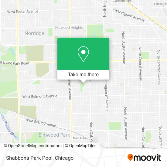Shabbona Park Pool map