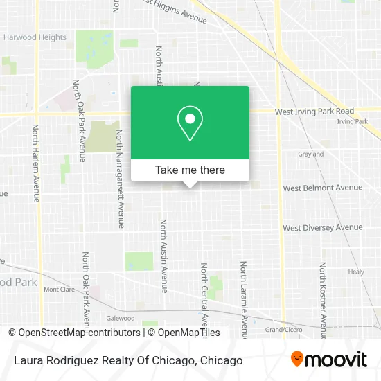 Laura Rodriguez Realty Of Chicago map