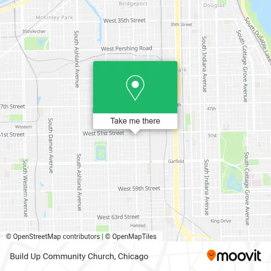 Build Up Community Church map