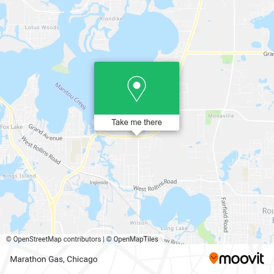 Marathon Gas map