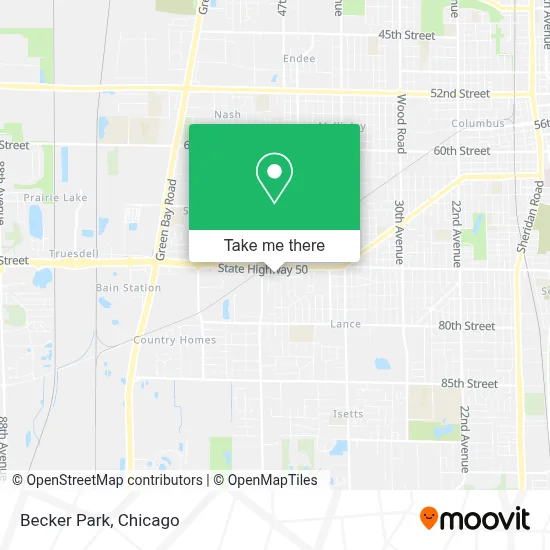 Becker Park map