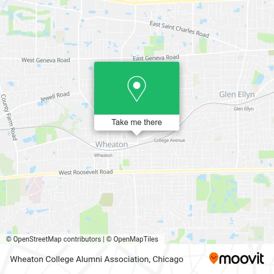 Wheaton College Alumni Association map