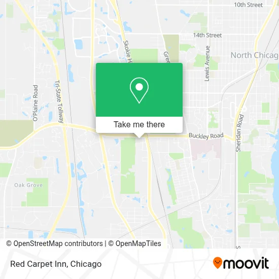 Red Carpet Inn map