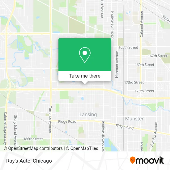 Ray's Auto map