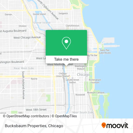 Bucksbaum Properties map