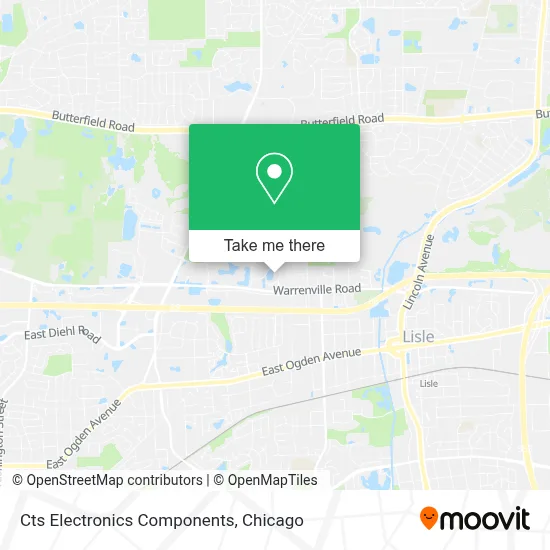 Cts Electronics Components map