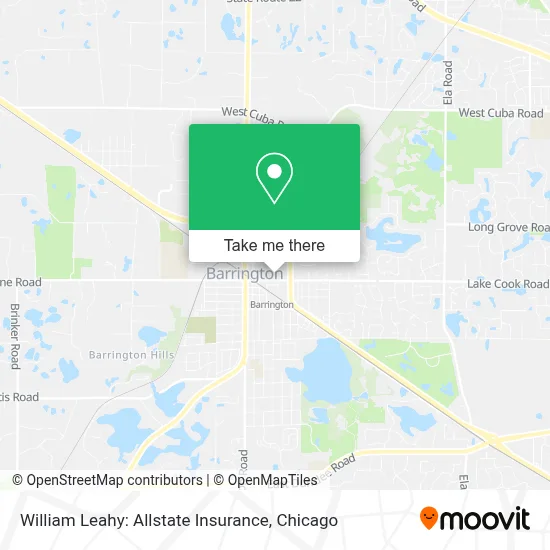 William Leahy: Allstate Insurance map