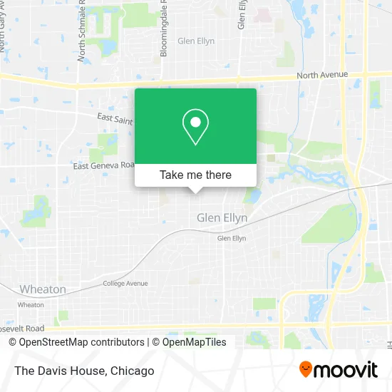 The Davis House map