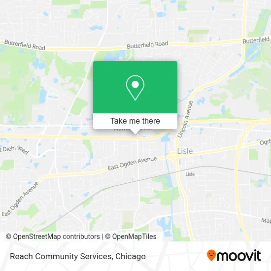 Reach Community Services map