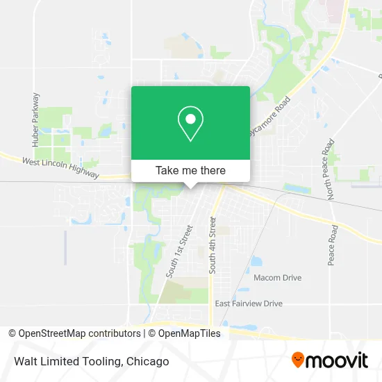 Walt Limited Tooling map