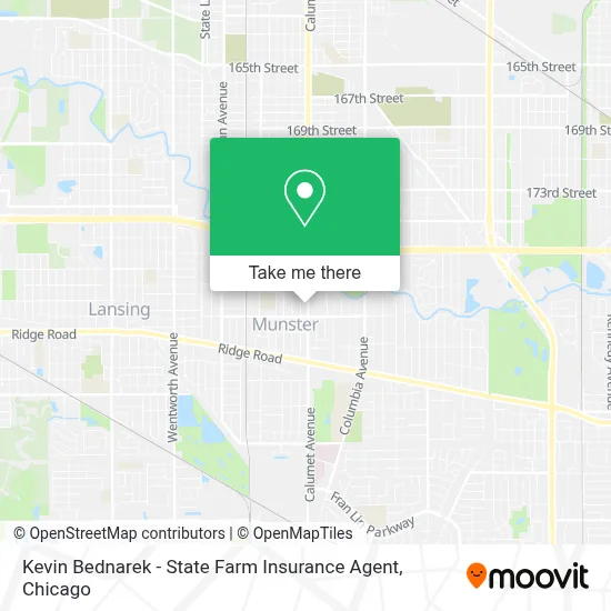 Kevin Bednarek - State Farm Insurance Agent map