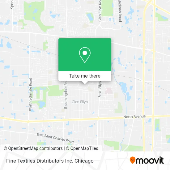 Fine Textiles Distributors Inc map